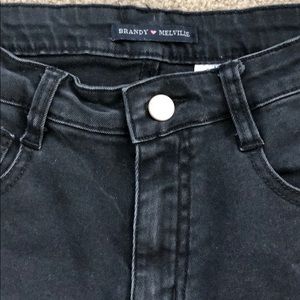 Brandy Melville small high waist black shorts.